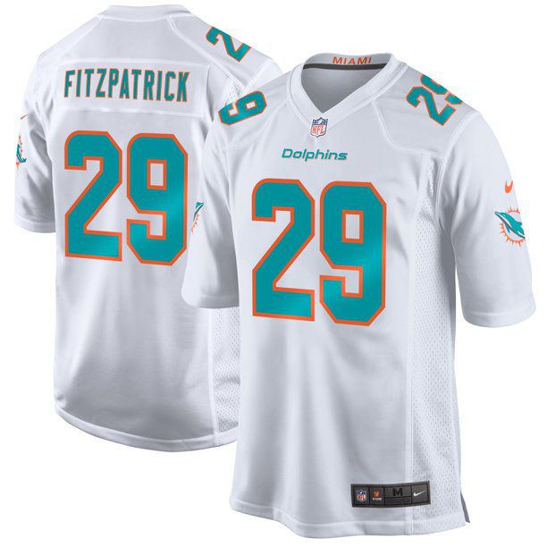 Men Miami Dolphins #29 Minkah Fitzpatrick Nike White Game NFL Jersey->miami dolphins->NFL Jersey